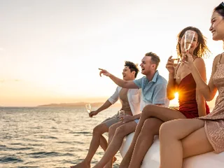 Tour in barca al tramonto